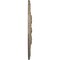 Ekena Millwork Rose and Ribbon Medallion (Canopies up to 4"), 23 5/8"OD x 4"ID x 1 1/2"P, Gobi Desert Crackle CM23ROGDC - alternate 2